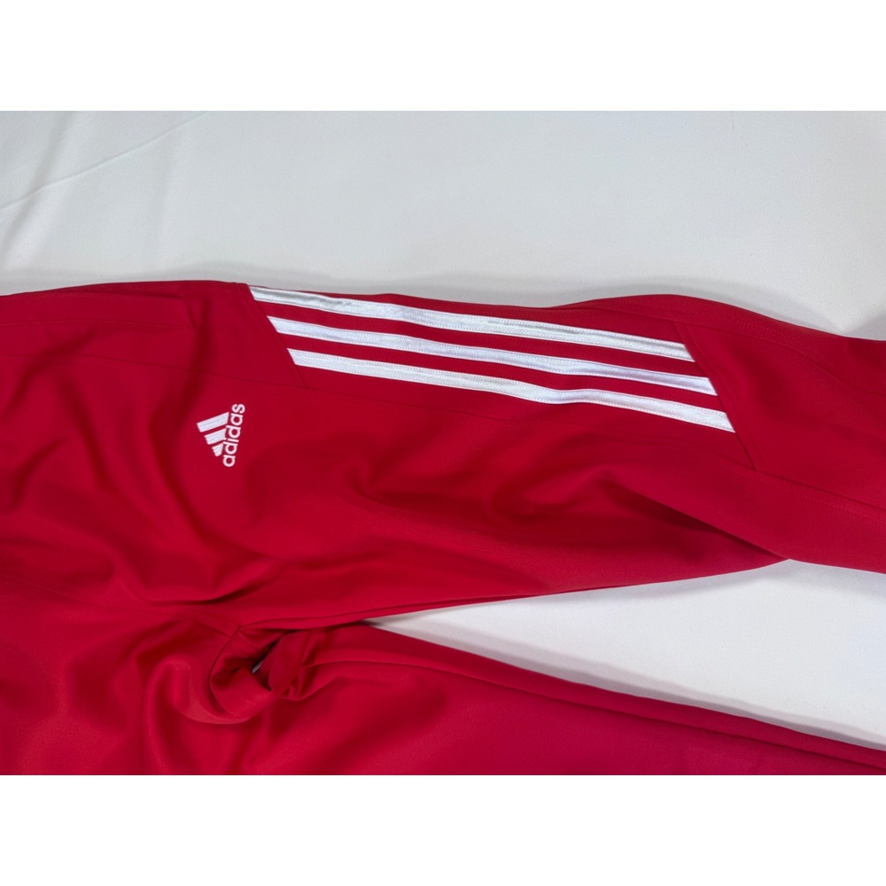 Adidas Badminton Pants Climacool Red Stripe M Athletic Gym Tracksuit Streatwear - Picture 11 of 11